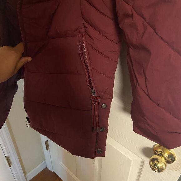 Maralyn And Me Hooded Heavyweight Womens Juniors Puffer Jacket, Sz M -- NWT - Picture 8 of 14